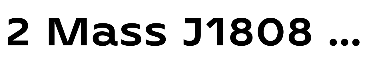 2 Mass J1808 Semi Bold